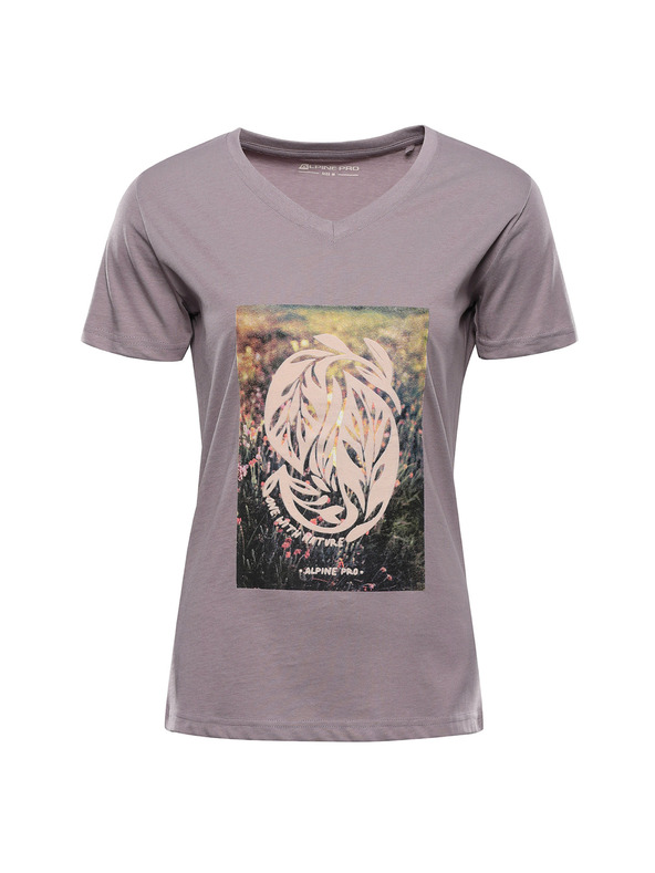 ALPINE PRO Női pamut póló ALPINE PRO DORENA quail variáns pc
