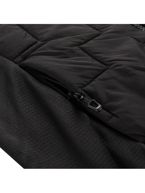 ALPINE PRO Női mellény merino béléssel ALPINE PRO NERCA fekete