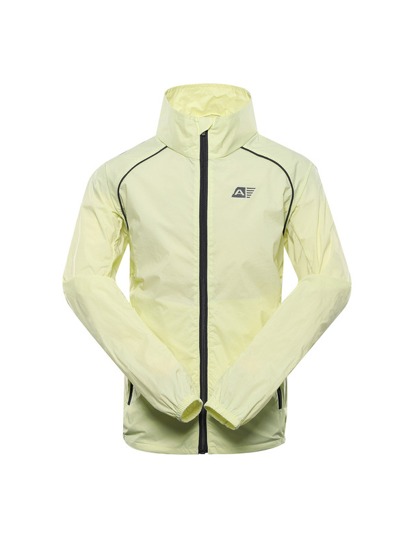 ALPINE PRO Gyermek ultrakönnyű dzseki membránnal ALPINE PRO SPINO fényző zöld