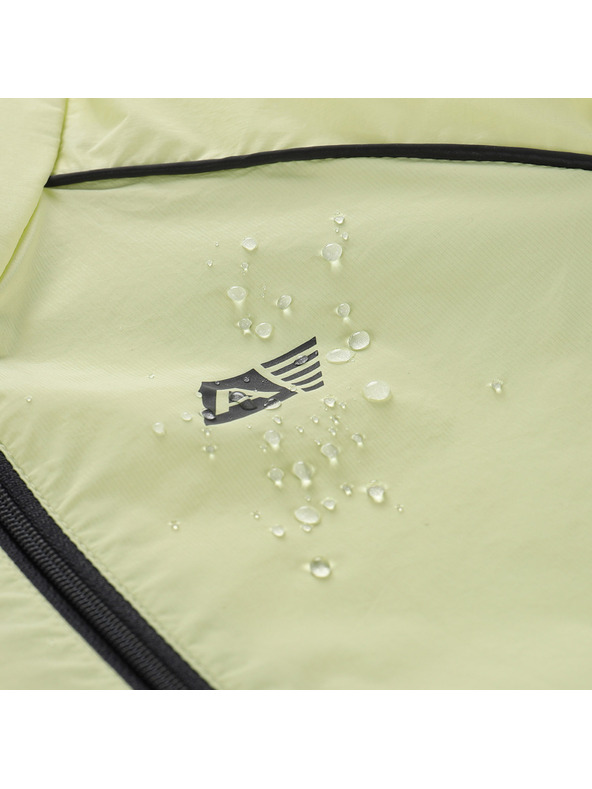 ALPINE PRO Gyermek ultrakönnyű dzseki membránnal ALPINE PRO SPINO fényző zöld