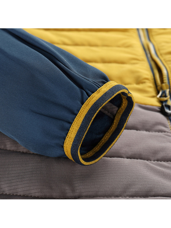 ALPINE PRO Gyerek dzseki merino béléssel ALPINE PRO GERLO blue wing teal