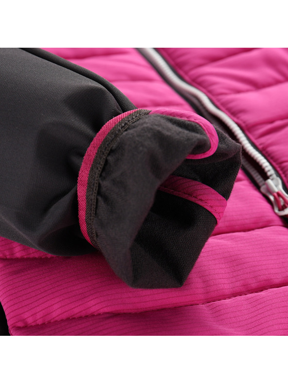 ALPINE PRO Gyerek dzseki merino béléssel ALPINE PRO GERLO fuchsia red