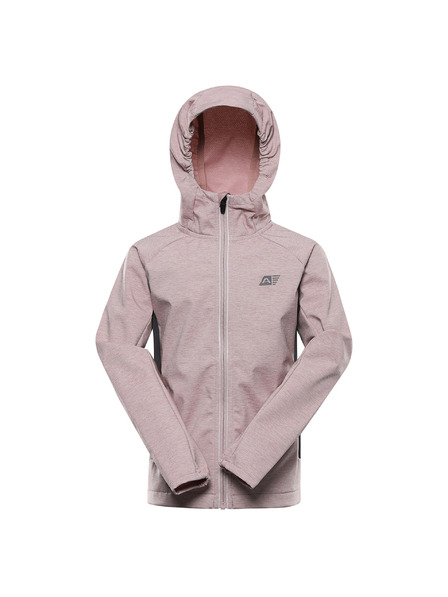 ALPINE PRO Gyerek softshell kabát membránnal ALPINE PRO SPERTO 2 pale mauve