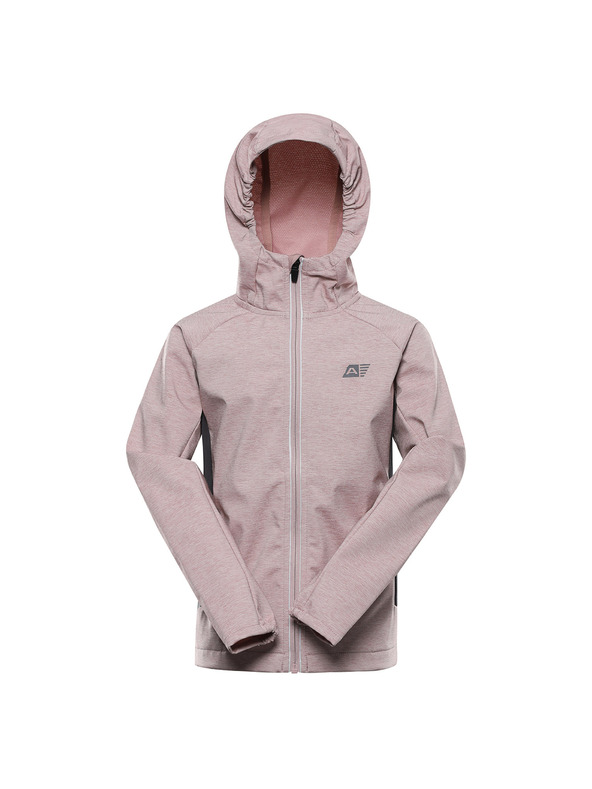 ALPINE PRO Gyerek softshell kabát membránnal ALPINE PRO SPERTO 2 pale mauve