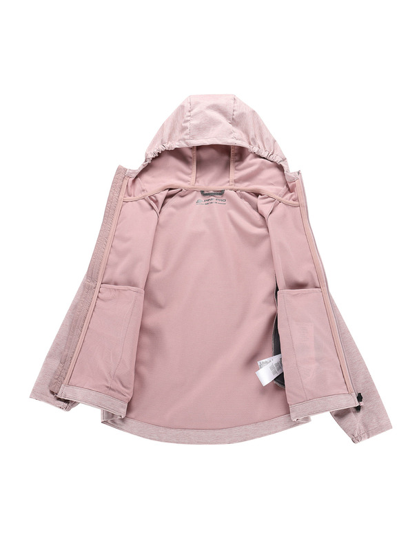 ALPINE PRO Gyerek softshell kabát membránnal ALPINE PRO SPERTO 2 pale mauve