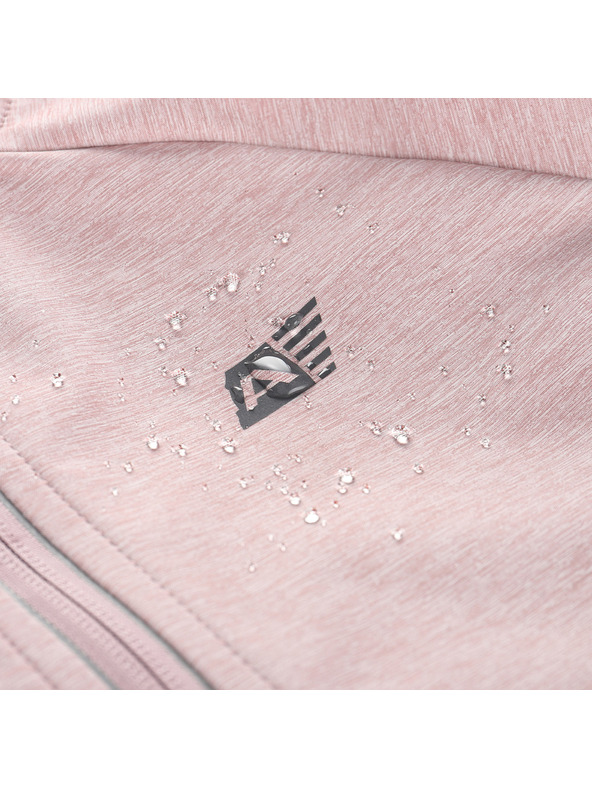 ALPINE PRO Gyerek softshell kabát membránnal ALPINE PRO SPERTO 2 pale mauve