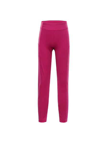 ALPINE PRO Gyerek gyorsan száradó leggings ALPINE PRO MARDO 2 fuchsia red