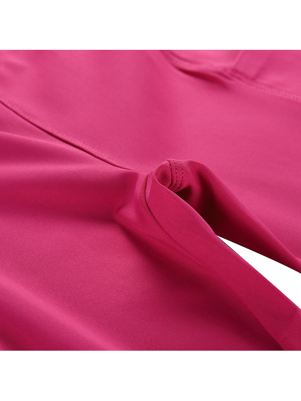 ALPINE PRO Gyerek gyorsan száradó leggings ALPINE PRO MARDO 2 fuchsia red