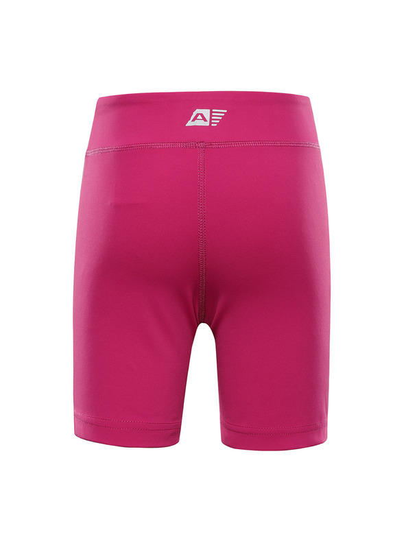 ALPINE PRO Gyerek gyorsan száradó leggings ALPINE PRO ELO fuchsia red