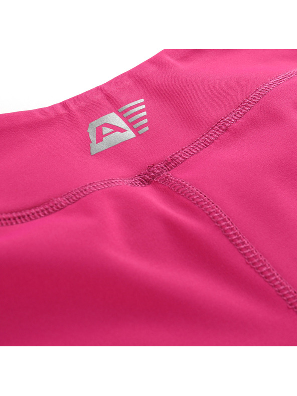 ALPINE PRO Gyerek gyorsan száradó leggings ALPINE PRO ELO fuchsia red