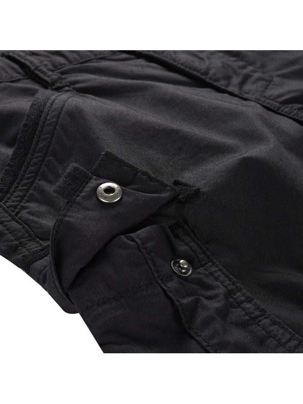 ALPINE PRO Gyerek pamut rövidnadrág ALPINE PRO URTO black