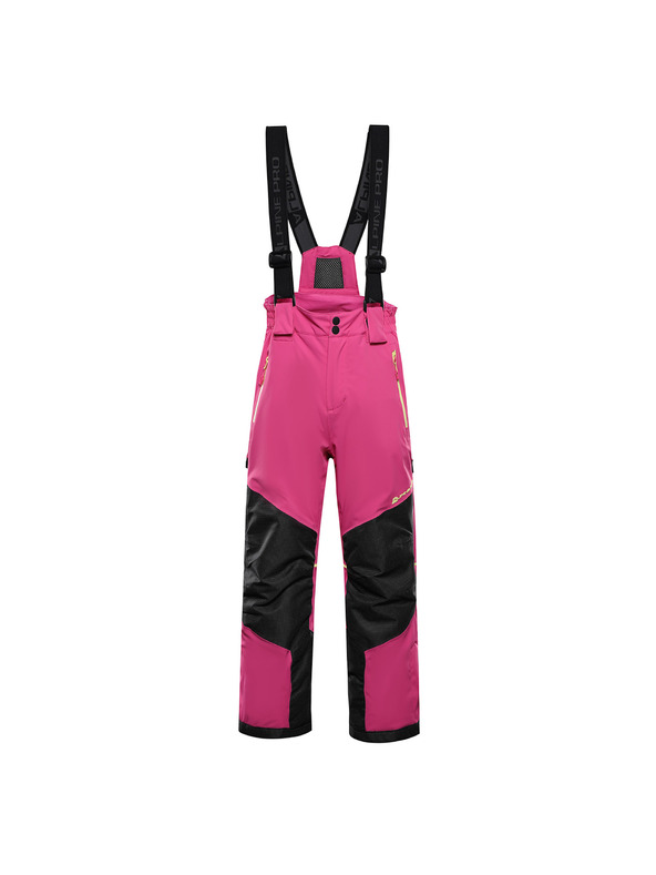 ALPINE PRO Gyerek sínadrág ptx snow membránnal ALPINE PRO WERADO 2 fuchsia fedora