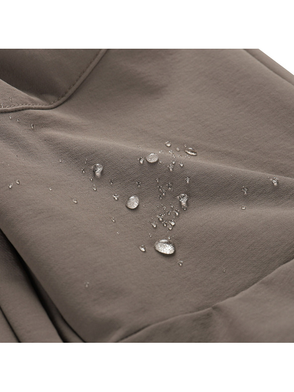 ALPINE PRO Gyermek softshell nadrág ALPINE PRO FIRSTO 2 driftwood