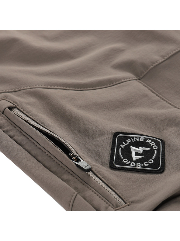 ALPINE PRO Gyermek softshell nadrág ALPINE PRO FIRSTO 2 driftwood