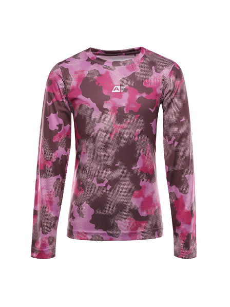 ALPINE PRO Gyerek gyorsan száradó póló ALPINE PRO HORMO fuchsia red verzió pc