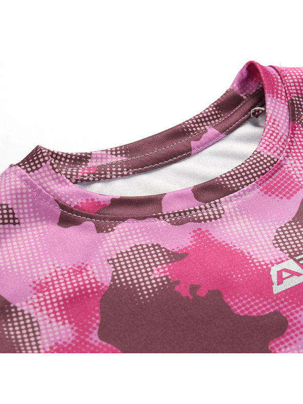 ALPINE PRO Gyerek gyorsan száradó póló ALPINE PRO HORMO fuchsia red verzió pc