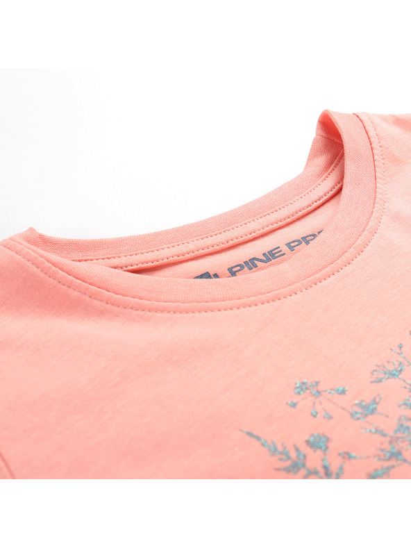 ALPINE PRO Gyermek gyorsan száradó póló ALPINE PRO REJO 2 sárgabarack pírja változat pd