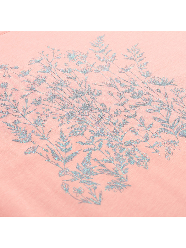 ALPINE PRO Gyermek gyorsan száradó póló ALPINE PRO REJO 2 sárgabarack pírja változat pd