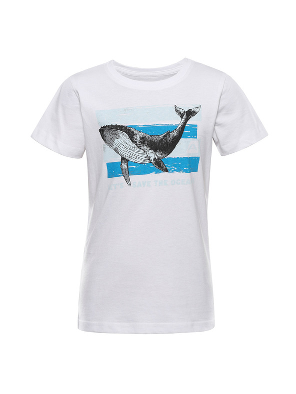 ALPINE PRO Gyermek póló organikus pamutból ALPINE PRO TERMESO 2 fehér változat pc