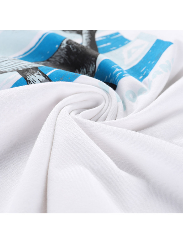 ALPINE PRO Gyermek póló organikus pamutból ALPINE PRO TERMESO 2 fehér változat pc