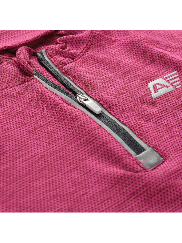 ALPINE PRO Gyerek gyorsan száradó kerékpár póló ALPINE PRO LATTERO 2 fuchsia red
