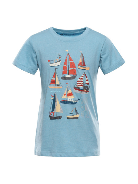 ALPINE PRO Gyerek gyűrődésmentes póló ALPINE PRO BIGERO 2 skyride varianta pb