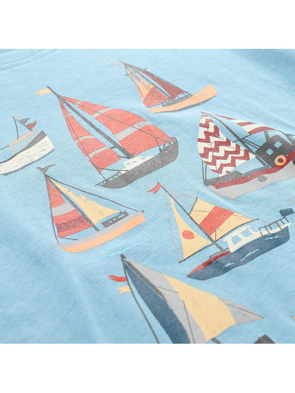 ALPINE PRO Gyerek gyűrődésmentes póló ALPINE PRO BIGERO 2 skyride varianta pb