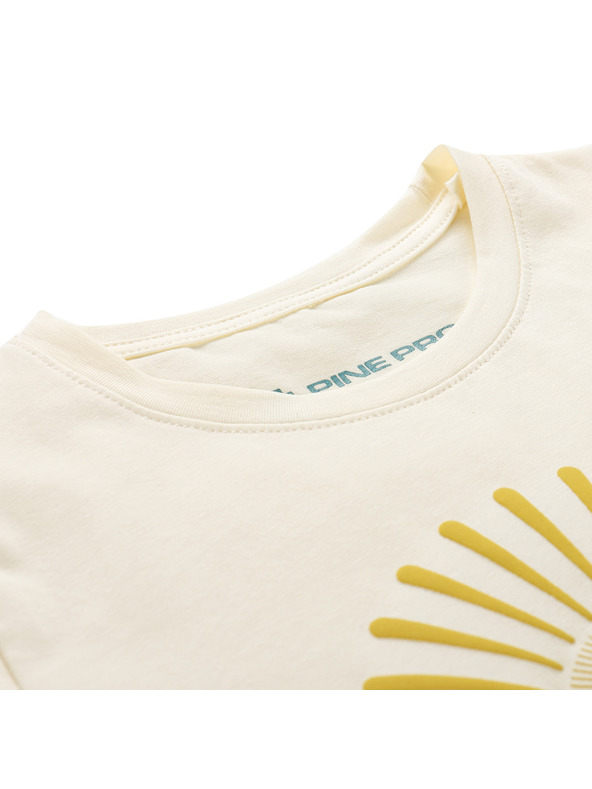 ALPINE PRO Gyermek pamut póló ALPINE PRO DORGO krém varianta pb