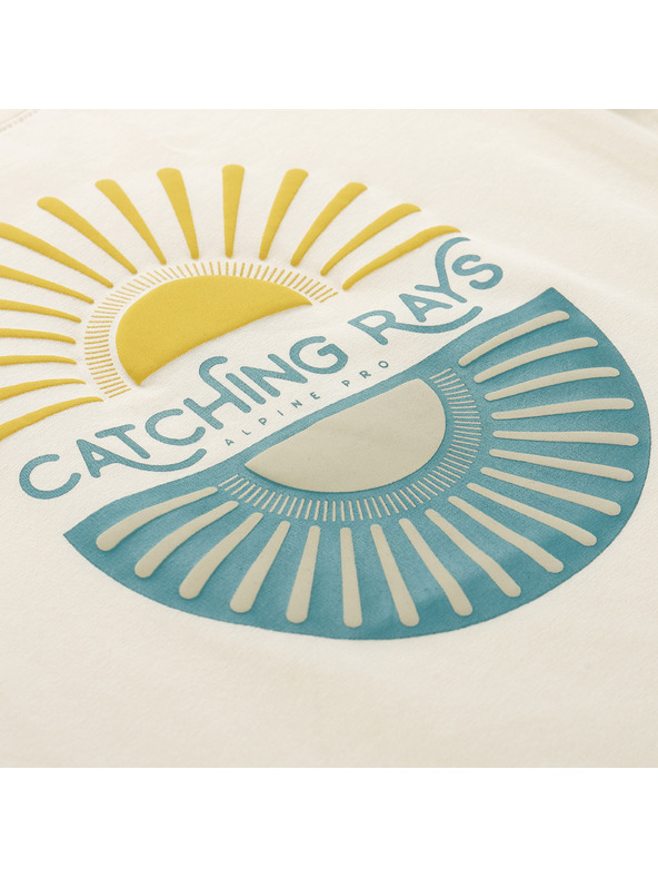 ALPINE PRO Gyermek pamut póló ALPINE PRO DORGO krém varianta pb