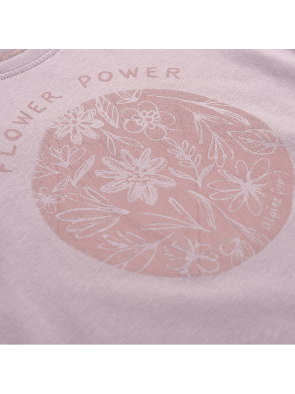 ALPINE PRO Gyermek póló organikus pamutból ALPINE PRO TERMESO 2 fürj változat pb