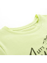 ALPINE PRO Gyermek pamut póló ALPINE PRO DORGO fénylő zöld varianta pf