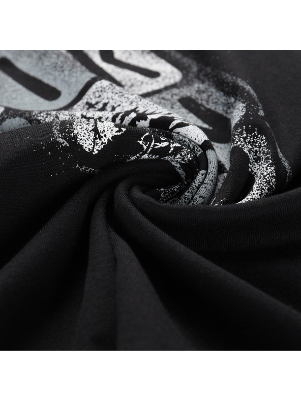 ALPINE PRO Gyermek póló organikus pamutból ALPINE PRO TERMESO 2 fekete változat pe