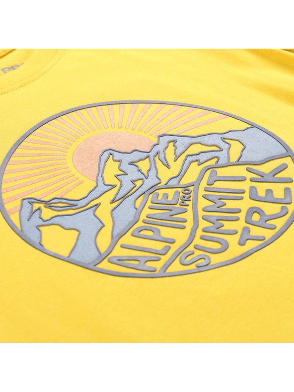 ALPINE PRO Gyermek gyorsan száradó póló ALPINE PRO REJO 2 citrom curry változat pb