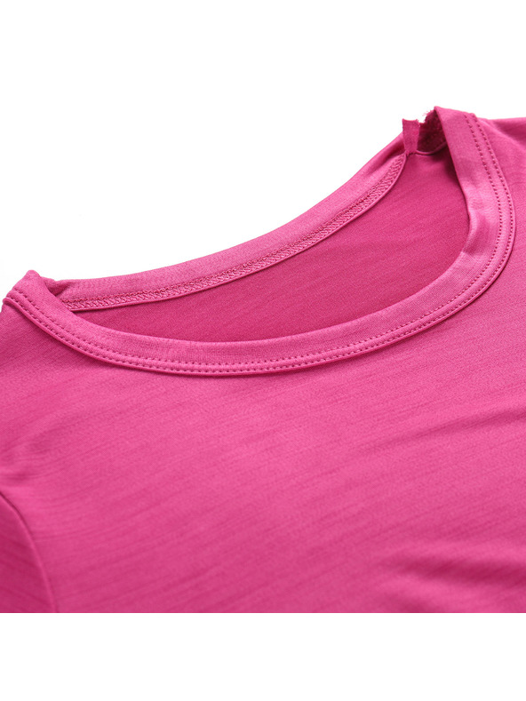 ALPINE PRO Gyerek gyorsan száradó póló ALPINE PRO BASIKO fuchsia red