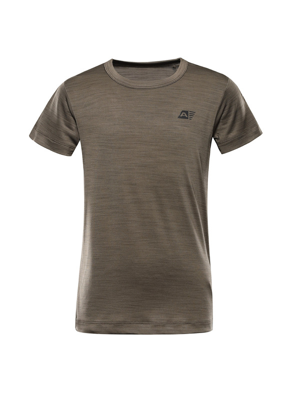 ALPINE PRO Gyerek gyorsan száradó póló ALPINE PRO BASIKO stone gray