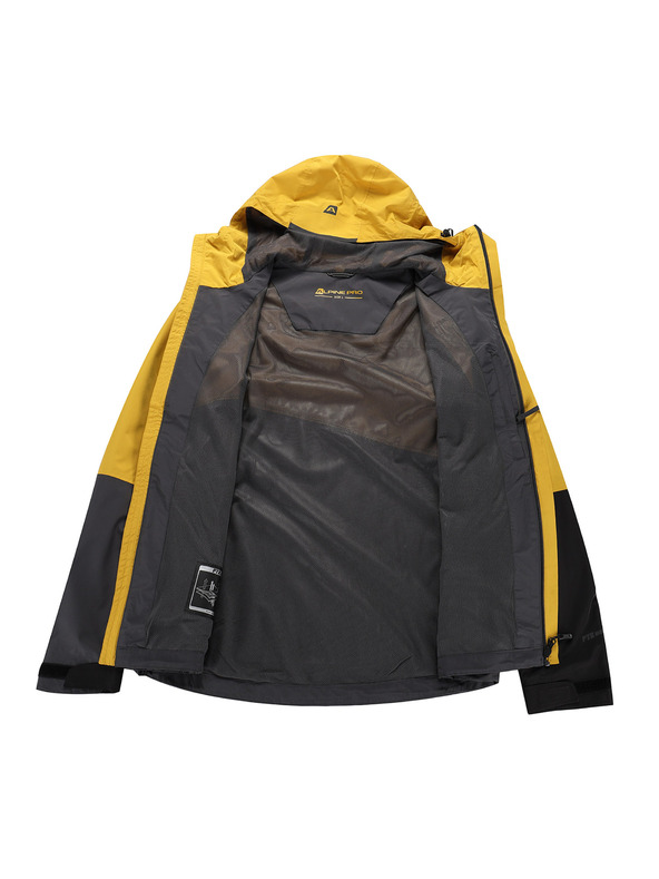 ALPINE PRO Férfi dzseki PTX membránnal ALPINE PRO NOREM 3 citromsárga curry