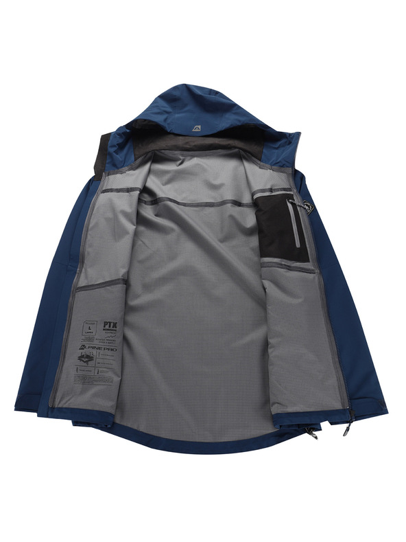 ALPINE PRO Férfi dzseki PTX membránnal ALPINE PRO ZARR 2 holdfény óceán