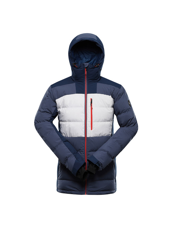 ALPINE PRO Férfi pehelybetétes síkabát ptx hó membránnal ALPINE PRO FERER 2 vintage indigó