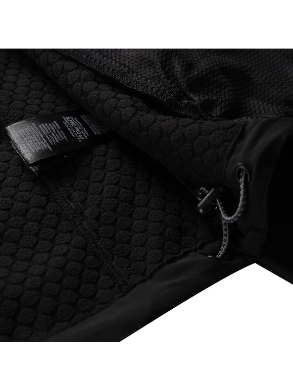 ALPINE PRO Férfi softshell kabát membránnal ALPINE PRO HOOR fekete