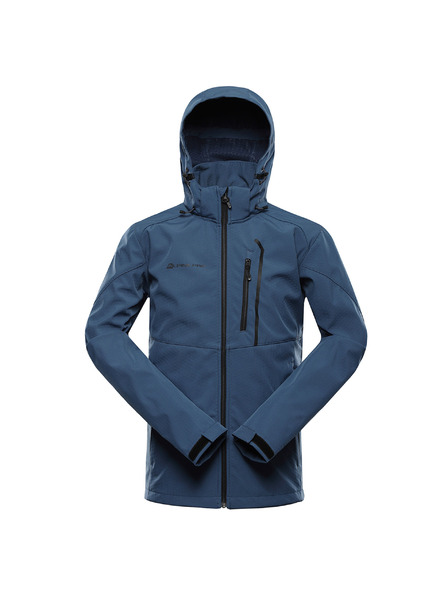 ALPINE PRO Férfi softshell dzseki membránnal ALPINE PRO HOOR 2 sötétfém kék