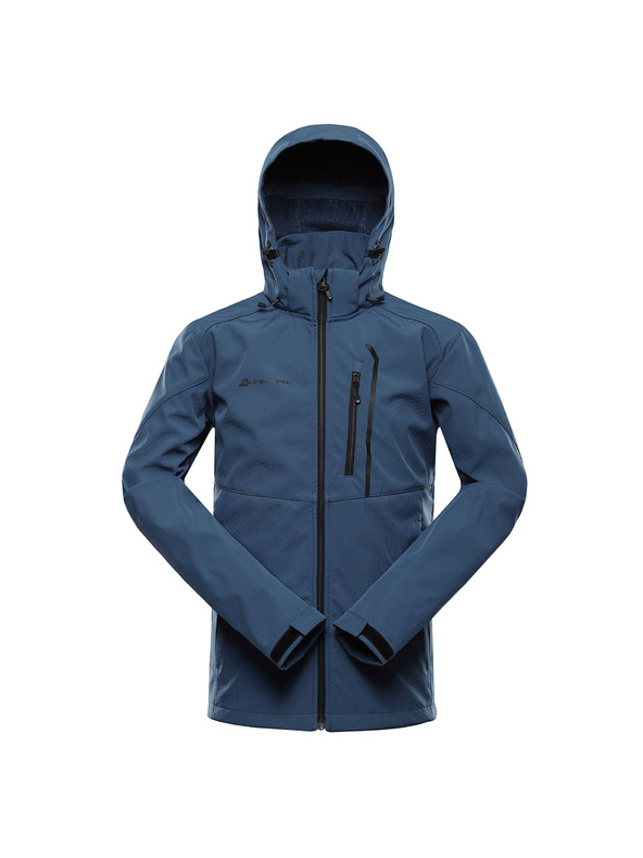 ALPINE PRO Férfi softshell dzseki membránnal ALPINE PRO HOOR 2 sötétfém kék