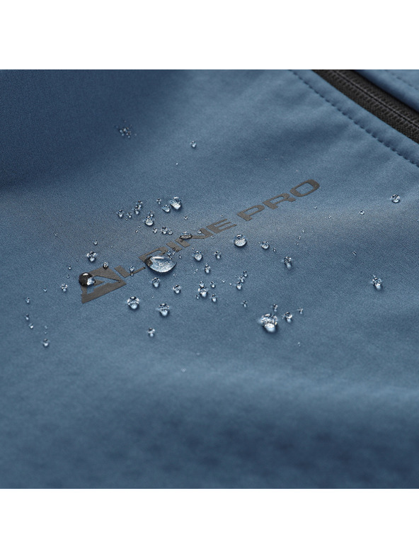 ALPINE PRO Férfi softshell dzseki membránnal ALPINE PRO HOOR 2 sötétfém kék
