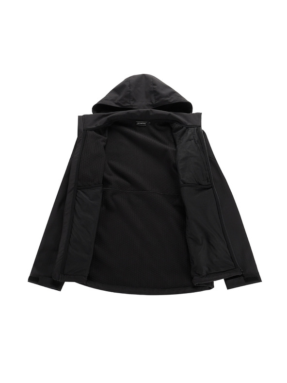 ALPINE PRO Férfi softshell dzseki membránnal ALPINE PRO GEDER fekete
