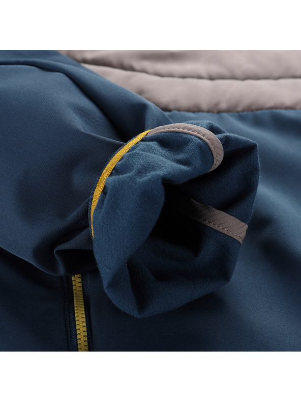 ALPINE PRO Férfi merinói béléses dzseki ALPINE PRO GERL kék-zöld