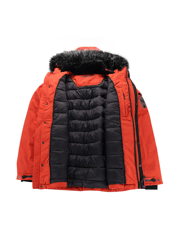 ALPINE PRO Férfi téli dzseki ptx membránnal ALPINE PRO WERD 2 red clay