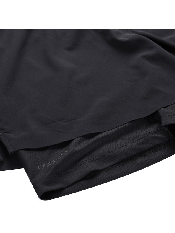 ALPINE PRO Férfi sport rövidnadrág cool dry-vel ALPINE PRO GAJER black