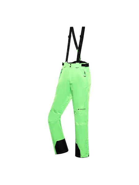 ALPINE PRO Férfi sínadrág ptx snow membránnal ALPINE PRO EDES neon green gecko