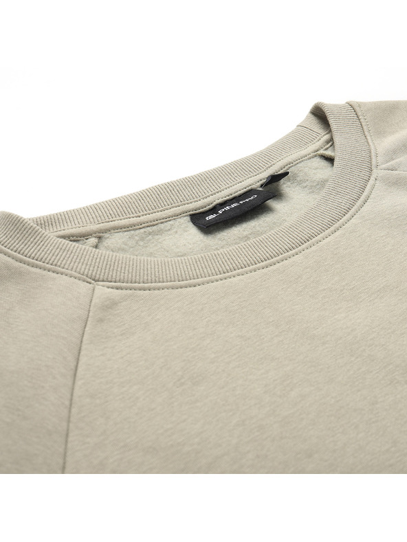 ALPINE PRO Férfi pamut pulóver ALPINE PRO NEGG abbey stone