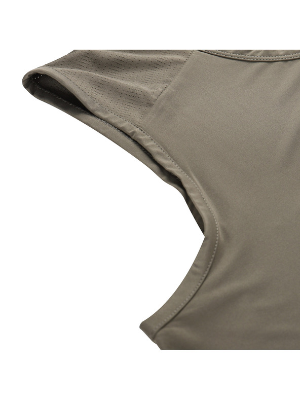 ALPINE PRO Férfi gyorsan száradó atléta cool dry-vel ALPINE PRO GELAD 3 stone gray