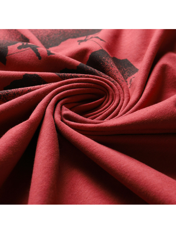 ALPINE PRO Férfi gyorsan száradó cool dry póló ALPINE PRO BOLEN 2 kardinálisvörös varianta pb